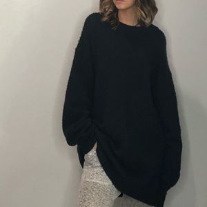 Zara Knit - navy oversized size s